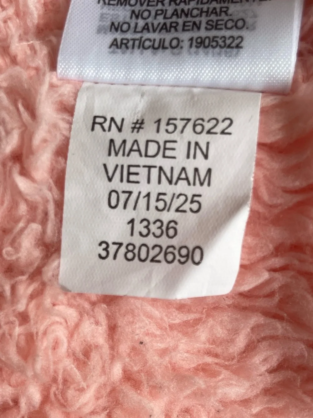 Eddie Bauer Kids High Pile Pink Sherpa Fleece Hooded Jacket - Size 14/16